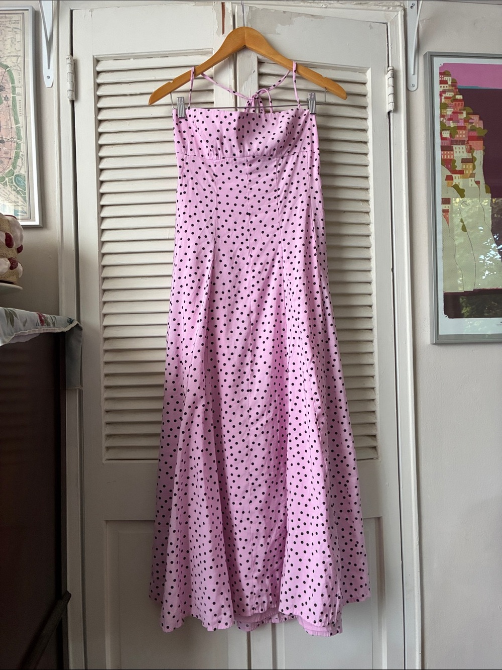 Zara Pink Polka Dot Dress